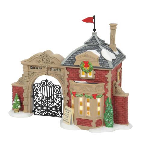 Dickens Village Market Gate Light Up Figurine £99.95